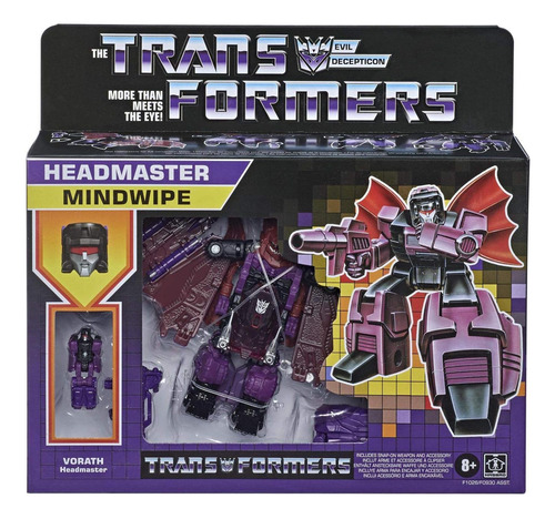Transformers 2021 Figura Moderna En Empaque Retro Decepticon