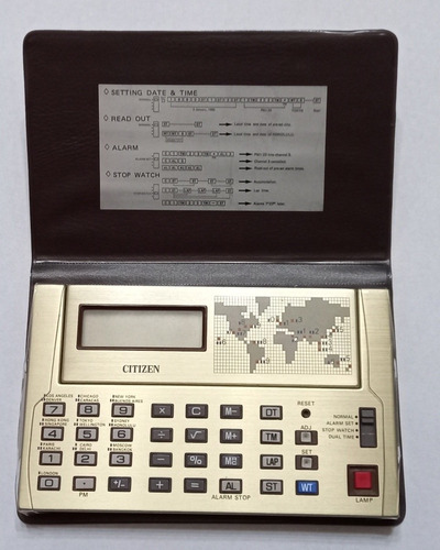 Calculadora Retro Citizen Lpw 024-a Made In Japan