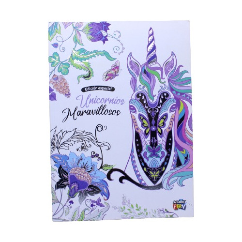 Libro Para Colorear Unicornios Maravillosos