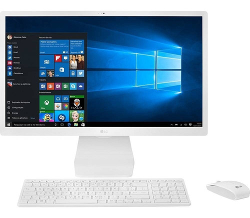 Pc All In One LG Core I5 8gb Ram Hd 1tb Windows 10 Tela 24 F