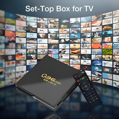Tv Box Android Q96 Max 4k Streaming Wifi Negro