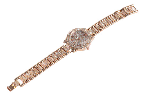 Reloj De Mujer Retro Elegante Con Números Romanos Esfera