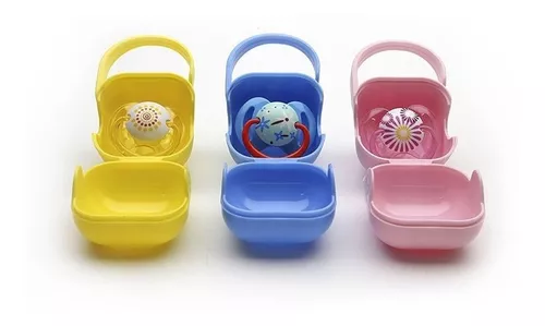 Guarda Chupetes Bebe,10 PCS Caja de Chupete,Caja de Chupete Infantil,Caja Guardar  Chupetes,para Bebé Caja de Almacenamiento Portátil : : Bebé