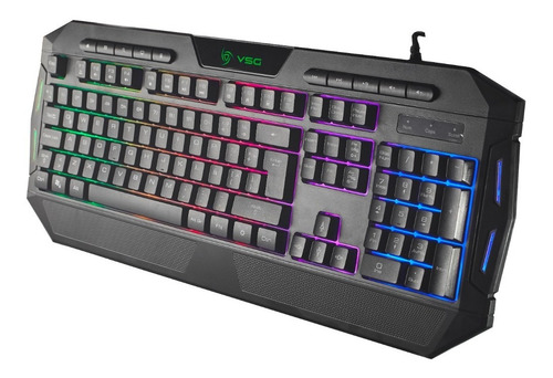 Imagen 9 de 10 de Kit Gaming 4 En 1 Vsg Crux, Mouse Teclado Headset Mousepad