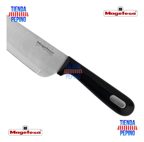 Set X3 Cuchillos Magefesa Acero Inox Mestre Tienda Pepino