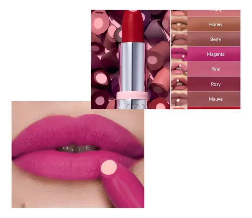 Avon Hydramatic Labial Mate Con Acido Hialuronico Tati Color Magenta