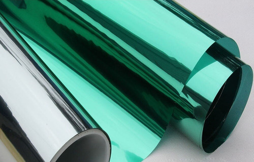 Película Espejo Verde Rollo De 30m Privacidad Control Solar