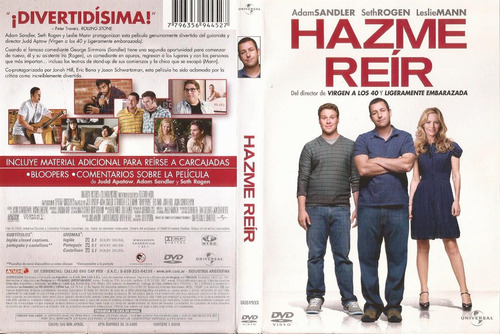 Hazme Reir Dvd Adam Sandler Seth Rogen Funny People