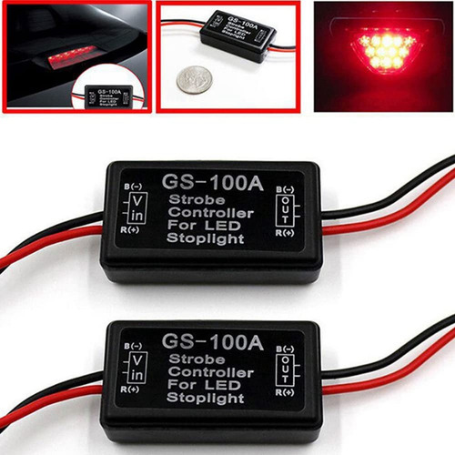 Dz Módulo Intermitente De Luz De Freno Gs-100a, 12-24 V,