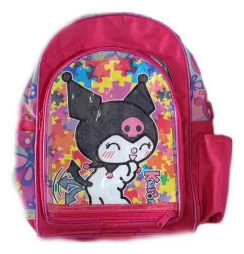 Mochila Kuromi Kinder 3 Piezas 