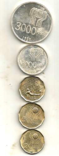 Set De Monedas De Argentina 1978 (inmaculadas) 2