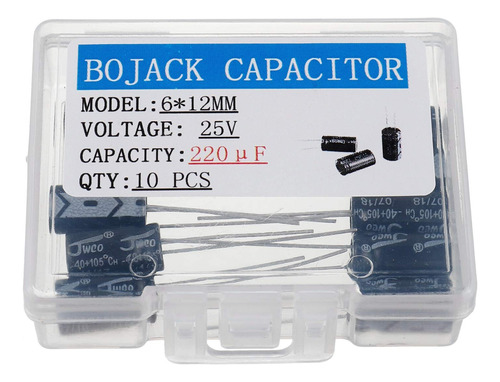 Bojack - Condensadores Electroliticos De Aluminio (0.236 X 0