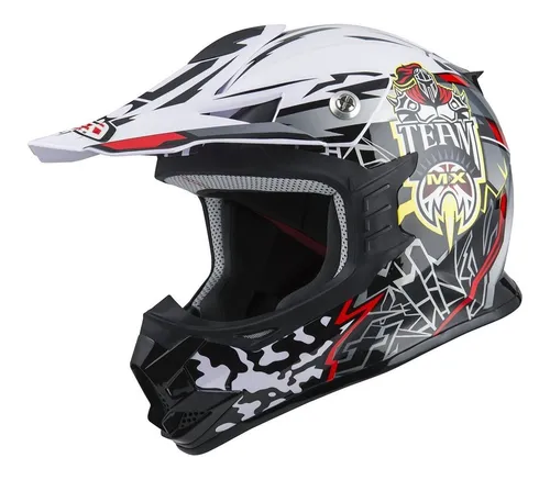 Casco Moto Cross Enduro Nzi Knobby Dama Mujer Hombre Sia++