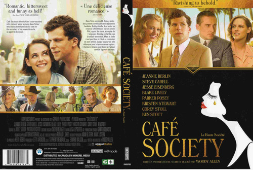 Cafe Society - Woody Allen - Dvd