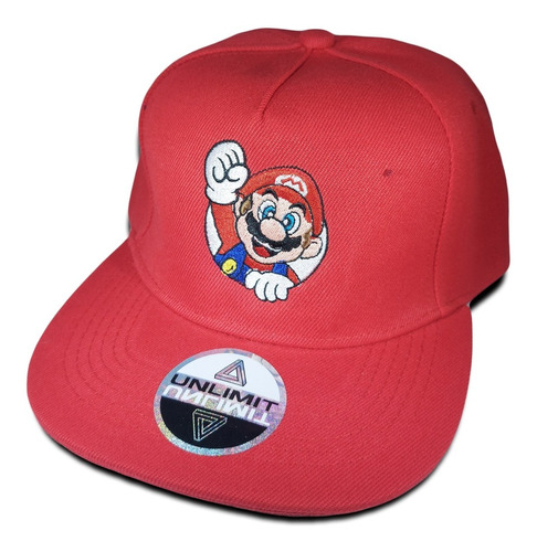 Gorro Snapback Super Mario