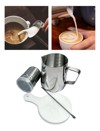 Jarra De Acero Inoxidable Para Espuma De Leche Espresso,