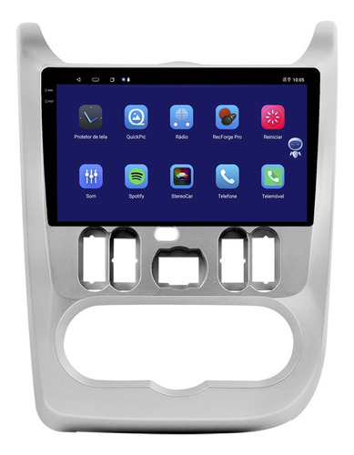 Multimidia Sandero 11/13 19p Octacore Android Carplay 4/64gb