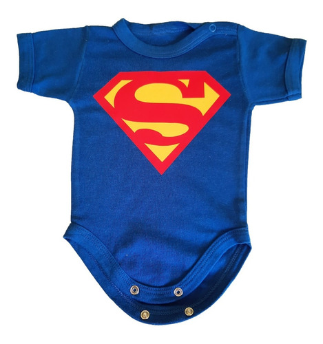 Body Bebe Estampado Superman