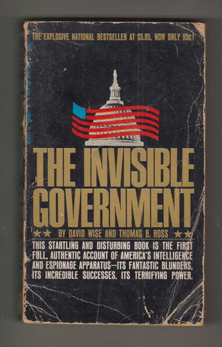 1965 La Cia El Gobierno Invisible Por Wise & Ross En Ingles