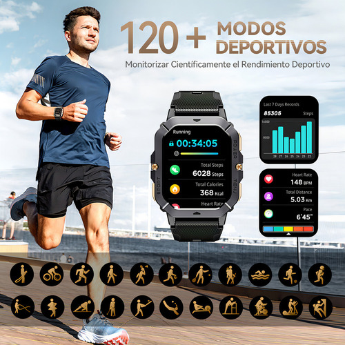 Reloj Inteligente Cubot Smartwatch C28 Resistente Al Agua
