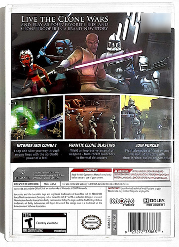 Star Wars The Clone Wars Repúblic Heroes Nintendo Wii. (Usado)