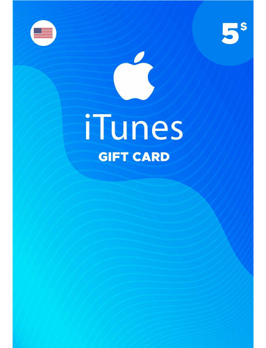 Cartão Itunes Apple Gift Card $5 Dólares Usa 