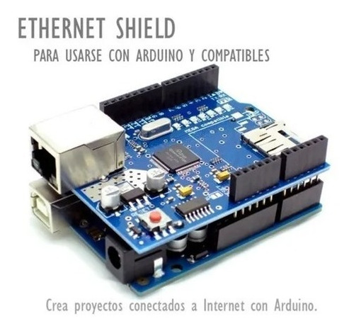 W5100 Ethernet Shield Red Internet Para Arduino Uno Y Mega
