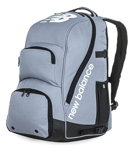 Mochila New Balance Team Field Backpack Lab13511gnm Gris Color Gris/Negro