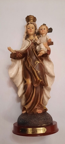 Imagen 1 de 2 de Virgen Del Carmen De 40cm Imagen Italiana Di Angelo.