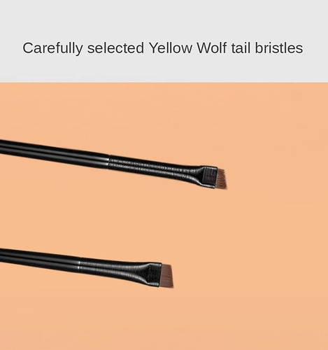 2 Pcs Brocha Para Delineador De Ojos En Ángulo Fino