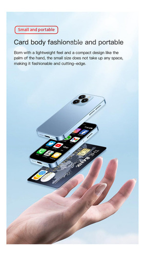 Roiesvry Xs16 Mini Smartphone De 3 Pulgadas 4g Lte Android