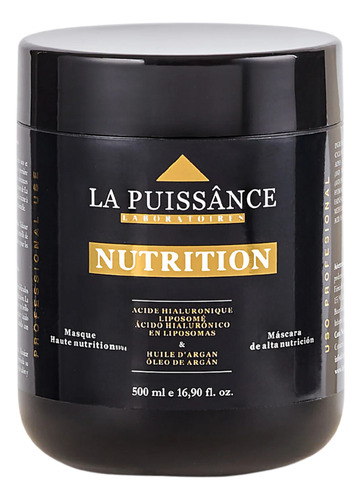 La Puissance Máscara Argan Ácido Hialurónico Nutrition 500ml