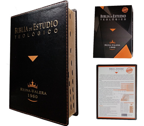 Biblia De Estudio Teológico Reina Valera 1960, Negro, Indice