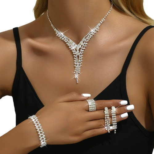 Collares Mujer De Moda Plata Joyas Boda Dijes Charms