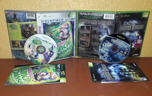 2 Juegos Oddworld: Munch's Y The Haunted Mansion Xbox Crasic
