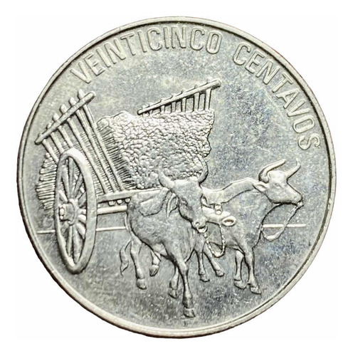 Moneda 25 Centavos República Dominicana 1991 Km 71.1