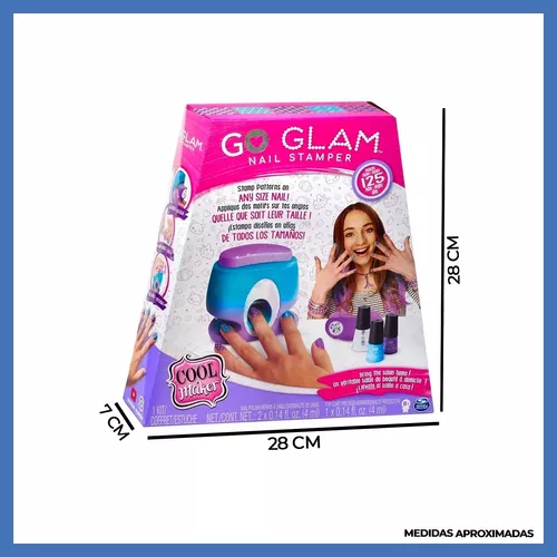 Go Glam - Nail Stamper - Kit de Decorar Pintar Unhas - Sunny - JP