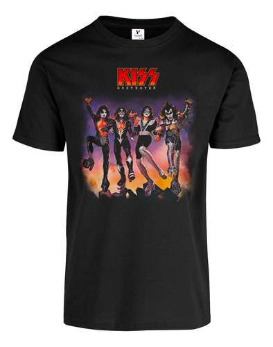 Playeras Kiss Rock Full Color Mod 01-18 Modelos Disponibles