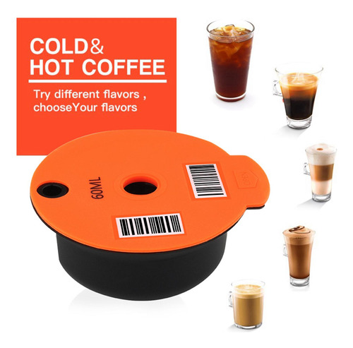 3 Cápsulas De Café Reutilizables De Pp Con Tapa Para Bosch