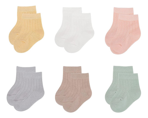 6 Pares De Calcetines Viniknika Para Bebés Y Niñas Recién Na