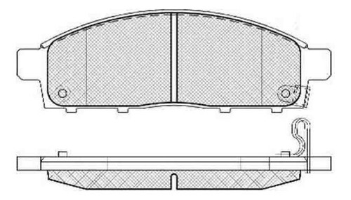 Pastilla De Freno Mitsubishi --l 200 Triton Iv 2.5 4wd 06/ D