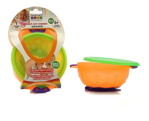 Bowl Con Sopapa Para Bebés Tamaño Large - Baby Innovation