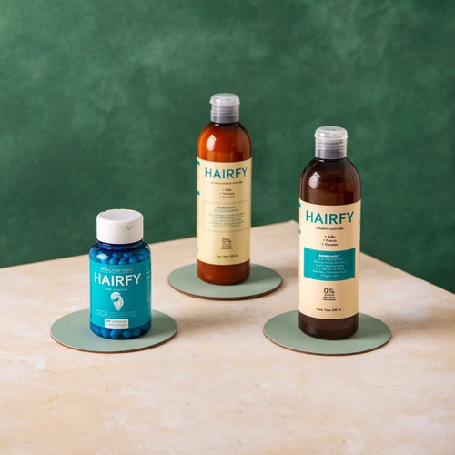 Imagen 8 de 10 de Hairfy - Shampoo Anticaída - Biotina + 14 Activos - 300ml