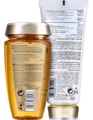 Elixir Ultime Le Bain Shampoo + Condicionador Kérastase