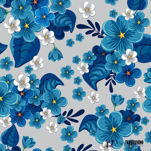 Imagem 2 de 2 de Papel De Parede Vinílico Premium Lavável Florido Floral 120