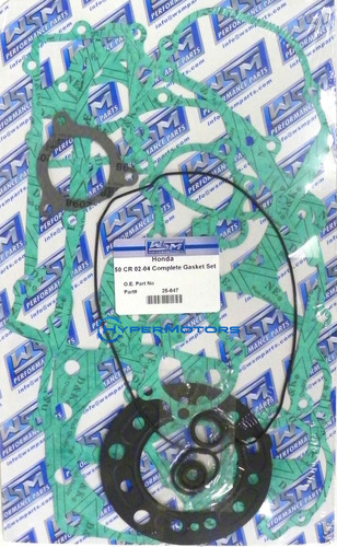 Empaques Kit Completo: Honda 250 Cr ( Año 2002 Al 2004 )