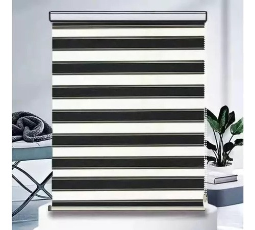 Hermosas Cortinas Roller Dúo Zebra 100x200 Día Noche