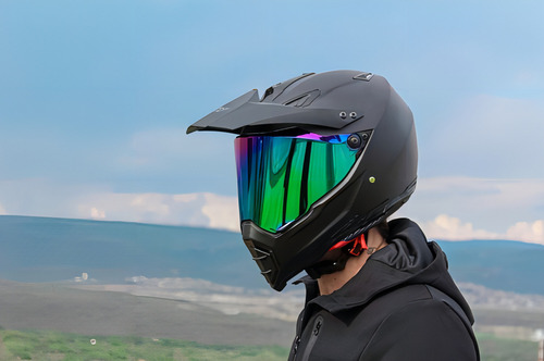 Casco Trail Kov Kx1 Iridium Certificado Dot Fibra De Carbono Color Diseño Fibra De Carbono Tamaño Del Casco L (59cm-60cm