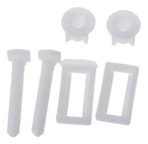 Tornillo Plástico Para Asiento Caída Lenta Base 4cm