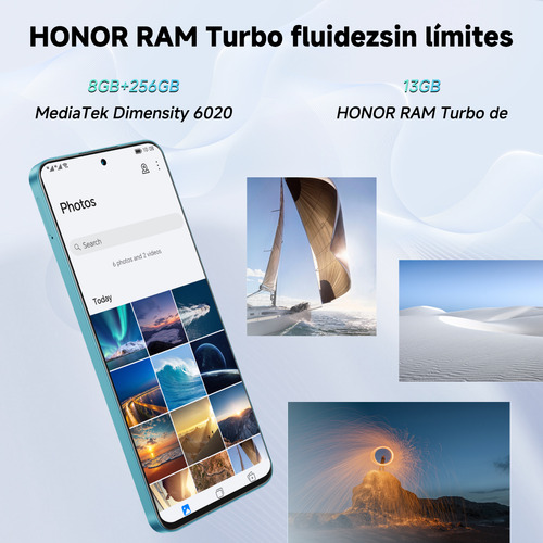 Honor 90 Lite 256 Gb 8gb Ram Sellados Color Plateado - Excelente (Reacondicionado)